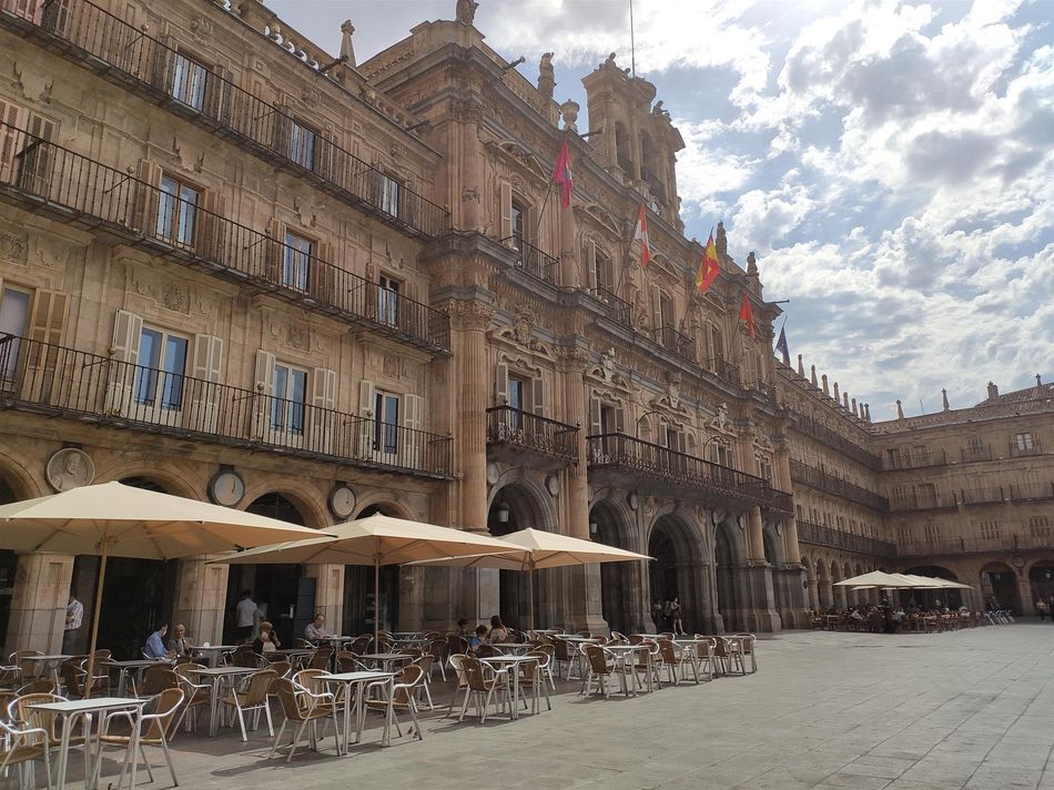 La Plaza Mayor de Salamanca contará con nueva iluminación artística para realzar su belleza y reducir consumo energético - EUROPA PRESS - Archivo