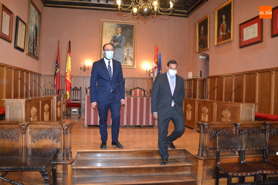 Foto 2 - El delegado territorial de la Junta de Castilla y León visita Ciudad Rodrigo  