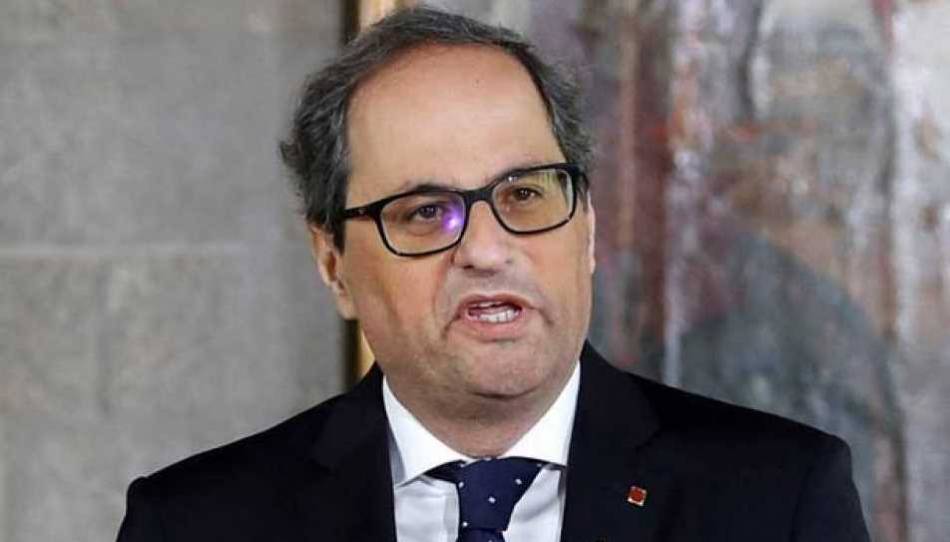 El president de la Generalitat de Cataluña, Quim Torra. Foto EP