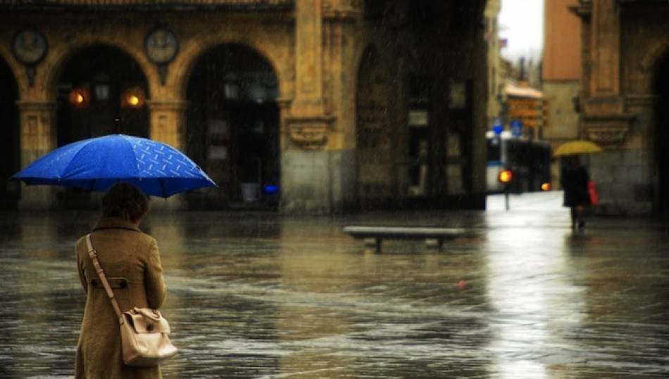 La lluvia será la tónica mañana durante toda la jornada en Salamanca - Archivo