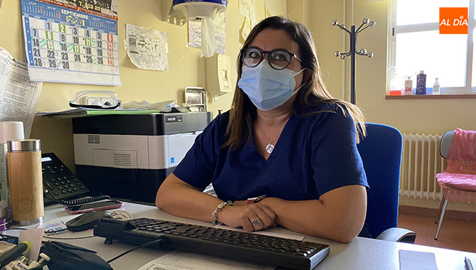 Mar Rodriguez, enfermera en el Centro de Salud de Peñaranda