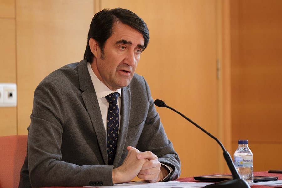El consejero de Fomento y Medio Ambiente, Juan Carlos Suárez-Quiñones, en una foto de archivo