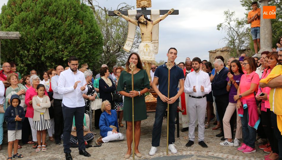 Ismael Martín Bueno y Ruth Alcalá Bueno repetirán un año más como mayordomos del Cristo