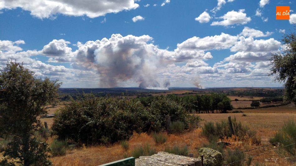 Foto 3 - Controlados los incendios de Bañobárez y Bermellar cuyas causas están por determinar