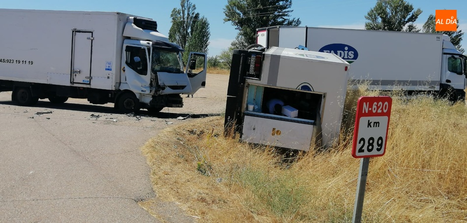 Así quedaron los vehículos tras el accidente | Fotos Adrián Martín