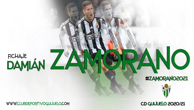 Damián Zamorano ya es oficialmente nuevo jugador del CD Guijuelo