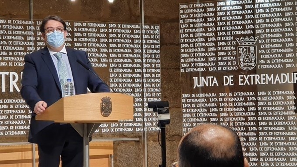 El consejero de Sanidad José María Vergeles, en rueda de prensa. Foto: EP