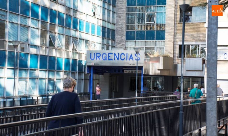 Entrada a Urgencias en el Hospital de Salamanca