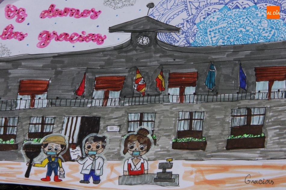 Foto 5 - Entregados en Vitigudino los premios a las ganadoras del concurso infantil de dibujo  