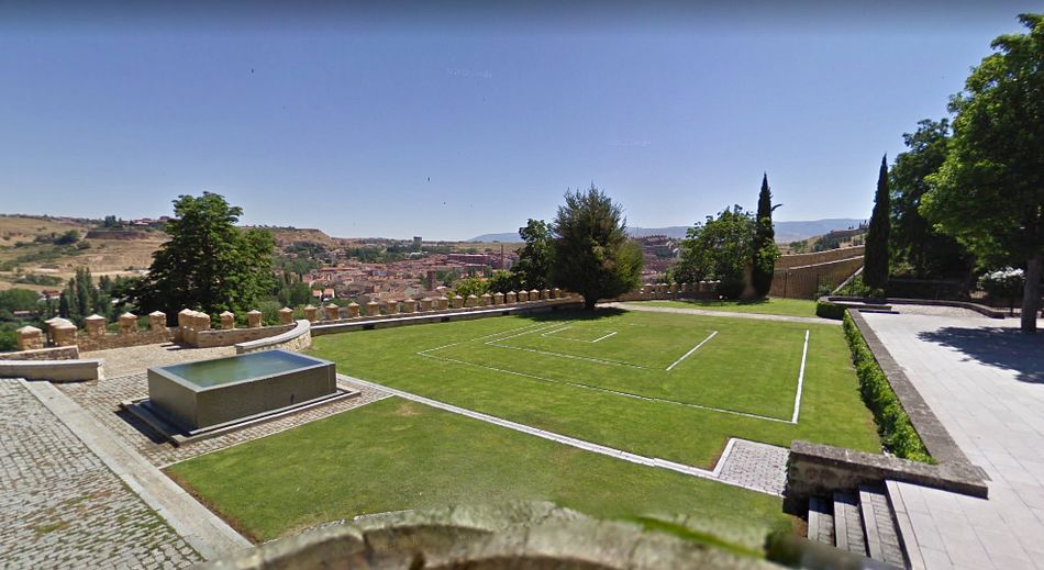 Jardines de los Zuloaga, lugar donde se celebrará el homenaje - Segoviaudaz.com