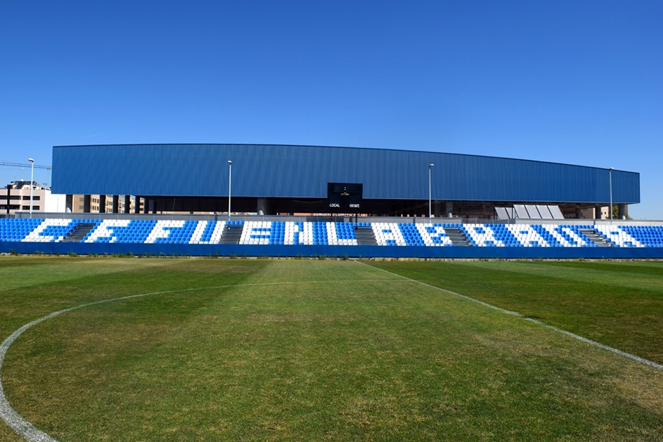 Imagen de archivo del estadio del CF Fuenlabrada