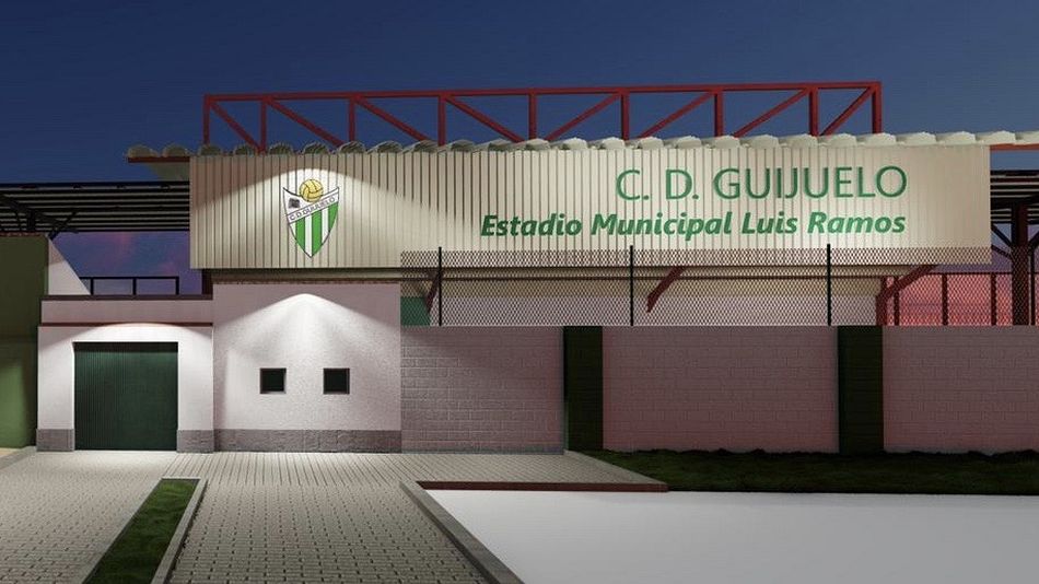 Aspecto futuro del Estadio Luis Ramos en Guijuelo - Ayto de Guijuelo