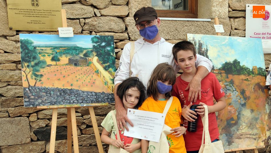 Foto 2 - José Antonio Martín Santos gana el II Certamen de pintura ‘Villa de Sobradillo’