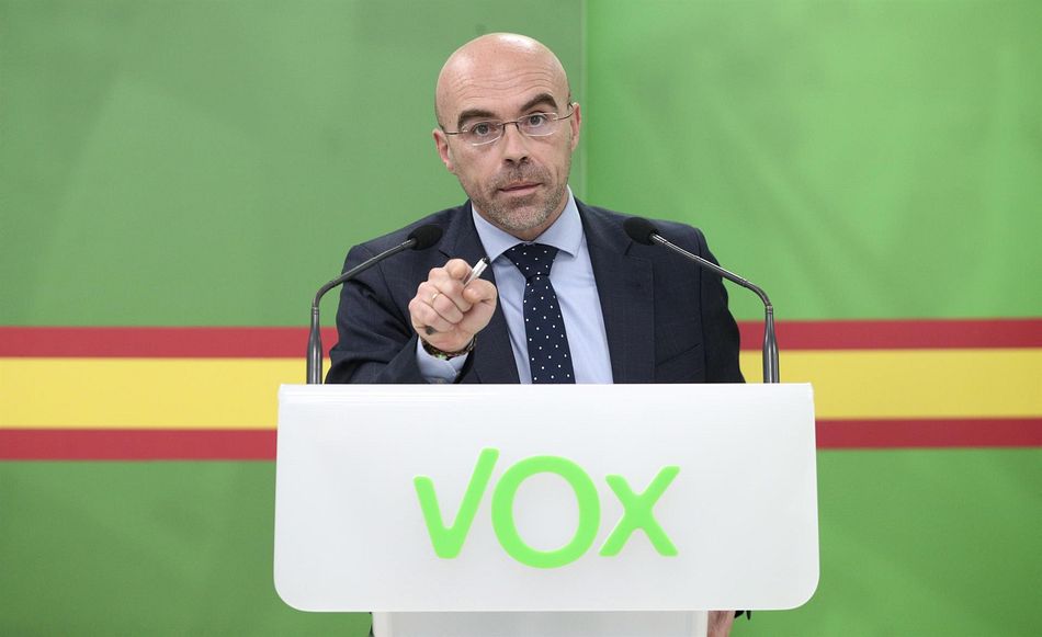 El miembro del Comité Ejecutivo Nacional de Vox y portavoz del Comité de Acción Política, Jorge Buxadé. - Eduardo Parra - Europa Press