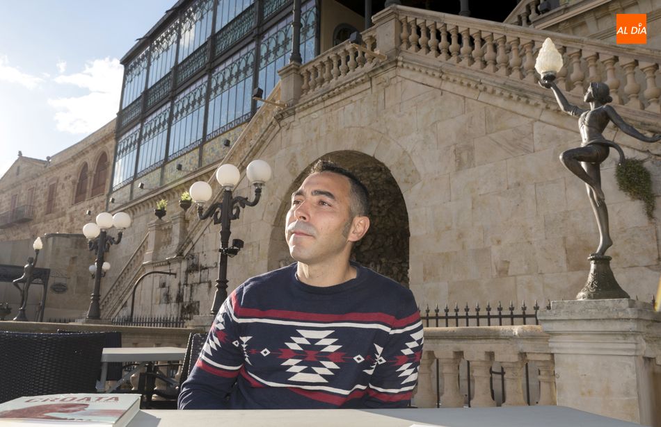 Jorge García en la terraza de la Casa Lis | Fotos: Carmen Borrego
