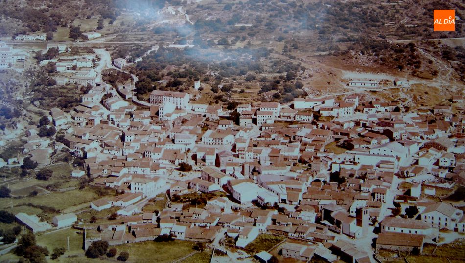 Vista del municipio salmantino de Ledrada