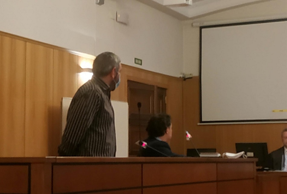 El presunto pedófilo, durante su declaración en el juicio | EP