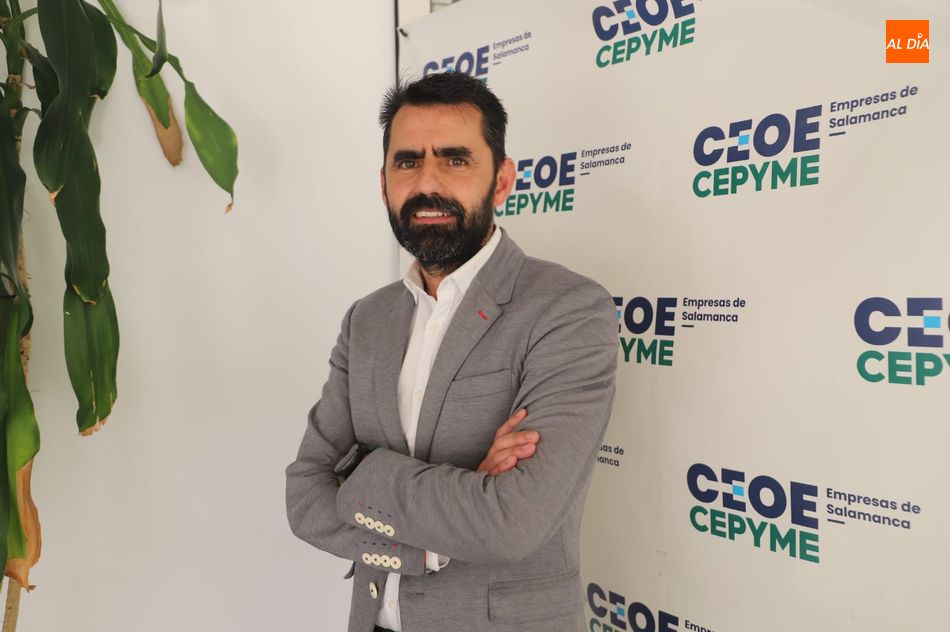 Víctor Yenes, secretario general de CEOE-CEPYME Salamanca. Foto de Lydia González