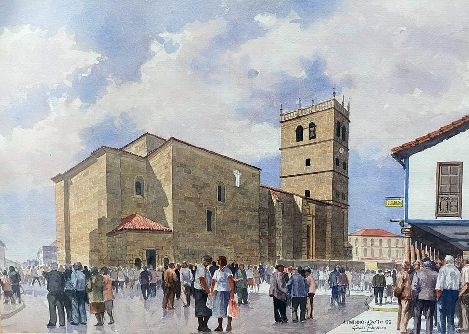 Foto 4 - El Ayuntamiento de Vitigudino recibe en donación varias obras del pintor local Galo Palacio  