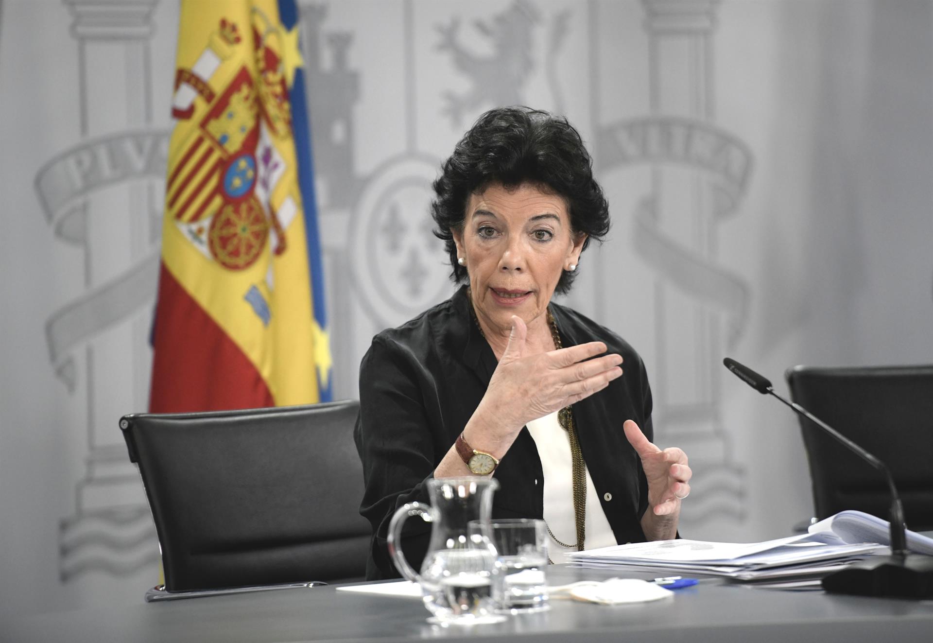 La ministra de Educación y Formación Profesional, Isabel Celaá. Foto: EP