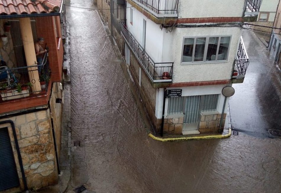 Aldeadávila fue la segunda localidad de Castilla y León en la que más llovió ayer jueves