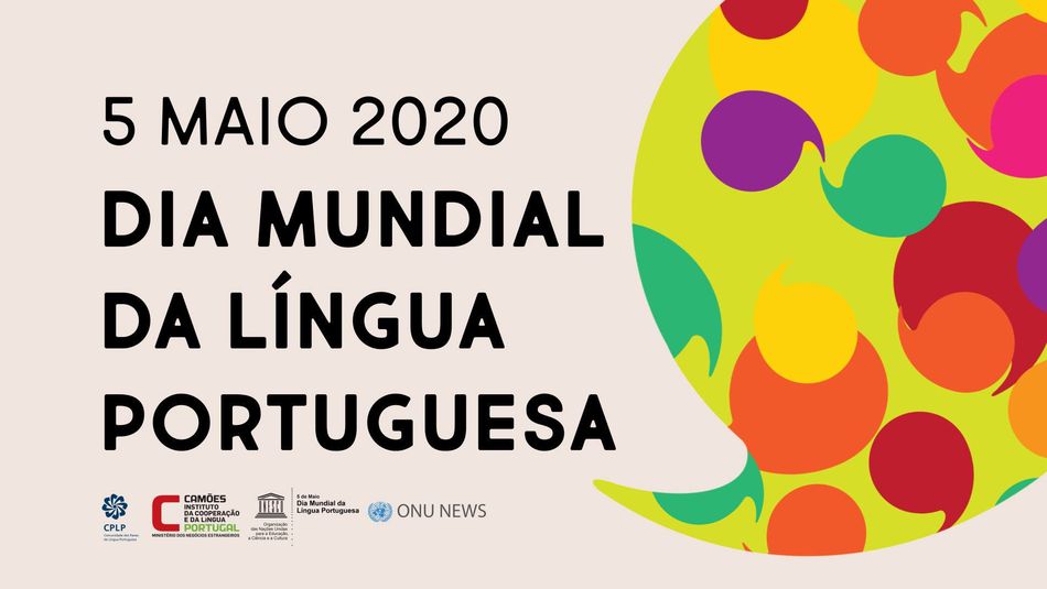Grafismo del Día Mundial de la Lengua Portuguesa del Camões IP