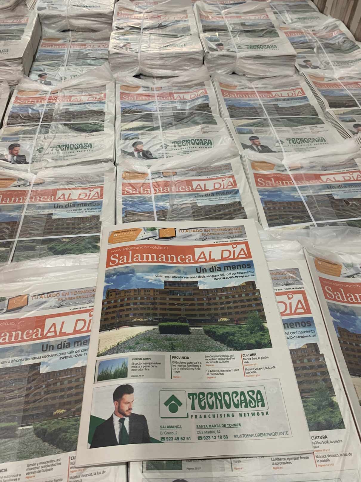 Foto 3 - Este jueves sale a la calle el número de mayo del periódico en papel SALAMANCA AL DÍA