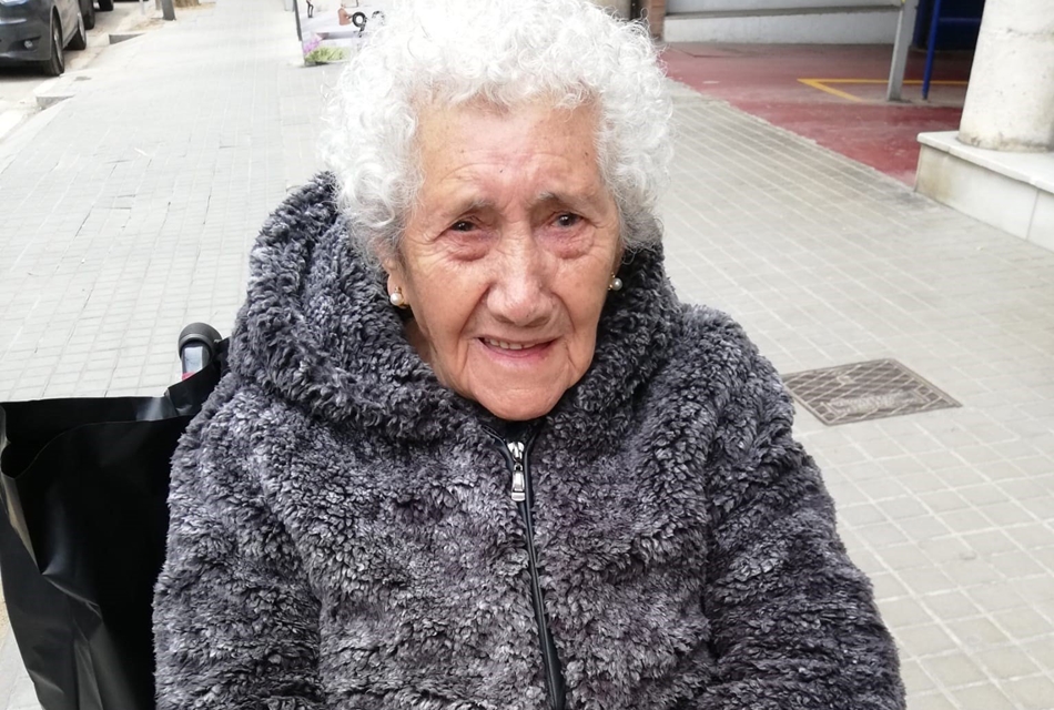 Micaela Polonio, centenaria, ha ganado la batalla al coronavirus. Foto: EP