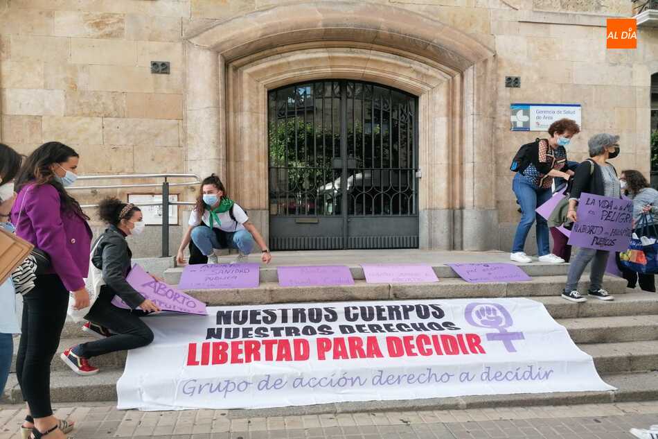 El Movimiento Feminista reclama el cumplimiento de la ley del aborto en Salamanca  
