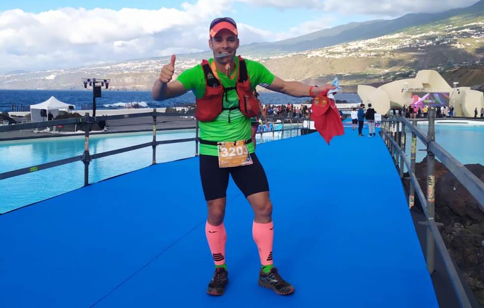 Foto 1 - Javier García Barbero toma parte en el exigente Maratón de la Tenerife Blue Trail  