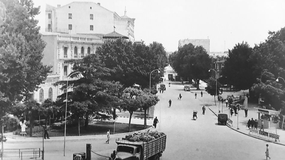 Foto 1 - El Paseo de la Estación a principios de los años 50