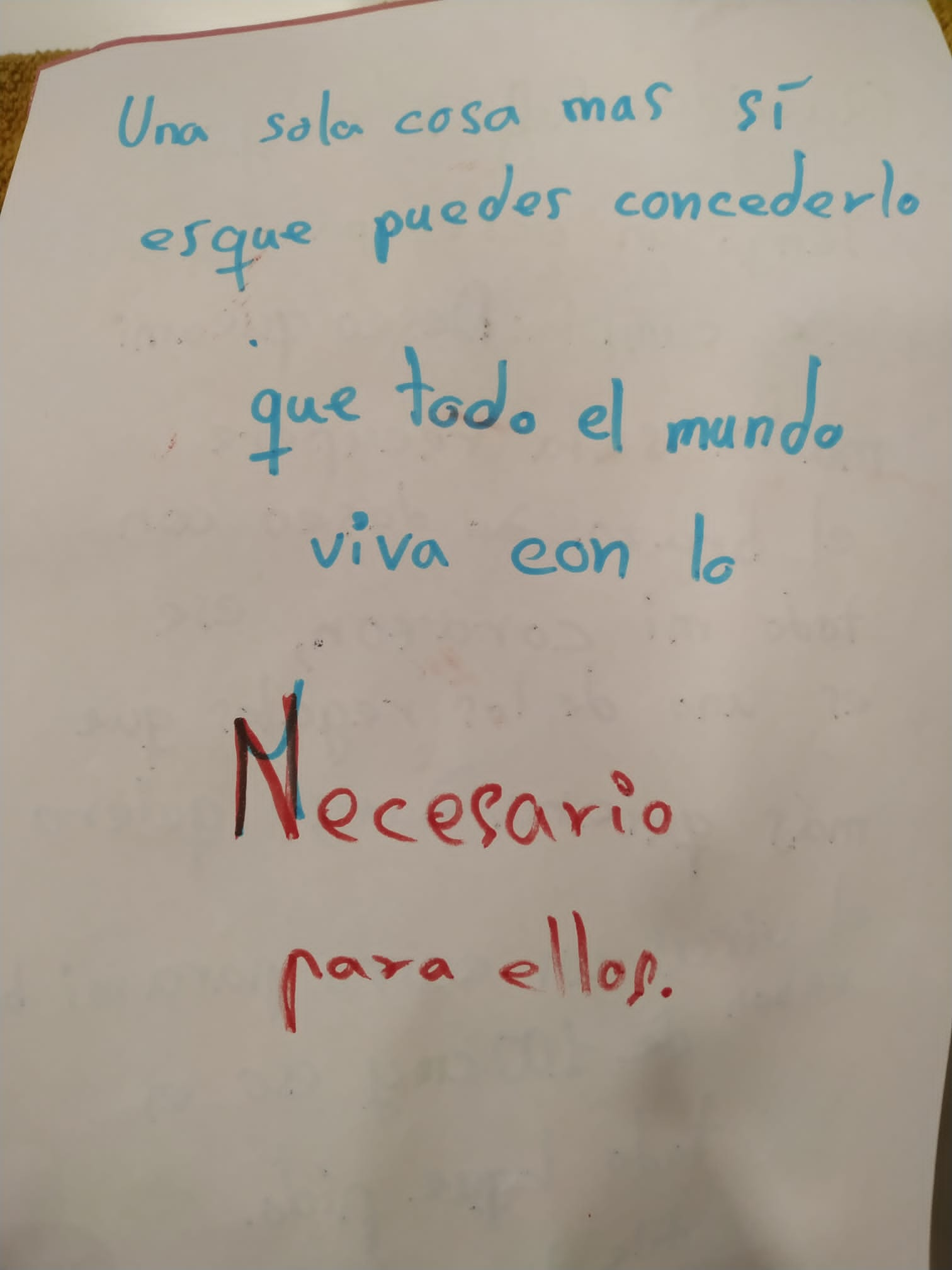 La Emotiva Carta De Una Niña A Los Reyes Magos En La Que Pide Que Su