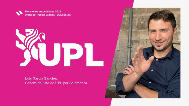 Luis García es el cabeza de lista de Unión del Pueblo Leonés por Salamanca  para las autonómicas - SALAMANCArtv AL DÍA - Noticias de Salamanca