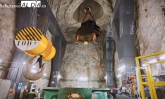 Trabajos de reparación de dos válvulas de baja presión en la central hidroeléctrica de Villarino de los Aires / IBERDROLA