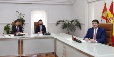 Primer consejo de Gobierno del nuevo Ejecutivo de Castilla y León. Foto JCyL