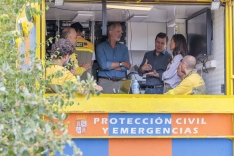 Visita SS.MM. los Reyes a zonas afectadas por incendios en Zamora | Fotos: JCYL