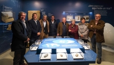 Imágenes de la visita de Santonja y de la recreación de la trilla el pasado verano (Fotos: Manuel Lamas)