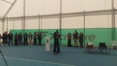 Foto 5 - Santa Marta estrena su primera pista de tenis cubierta con Ana Salas como madrina (Fotos)