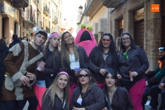 Ambiente del sábado de carnaval por la tarde 