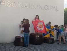 Foto 4 - Luc&iacute;a Ramos S&aacute;nchez, campeona en el torneo de nataci&oacute;n de Pinhel