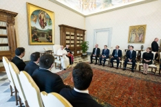 Recepción del Papa Francisco. Fotos: Vatican Media.