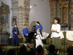 Foto 2 - Sorihuela se rinde a la m&iacute;stica de San Juan de la Cruz con la obra de Denis Rafter