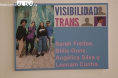 Exposición interactiva “Visibilidad Trans”, en el Centro de Estudios Brasileños. Foto de Guillermo García