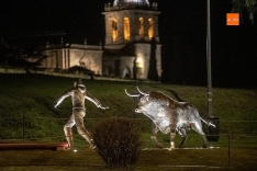 Iluminación del monumento al Carnaval del Toro