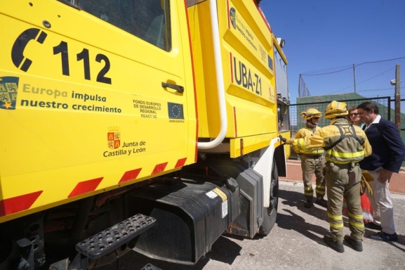 Nuevo camión autobomba del operativo INFOCAL en Salamanca