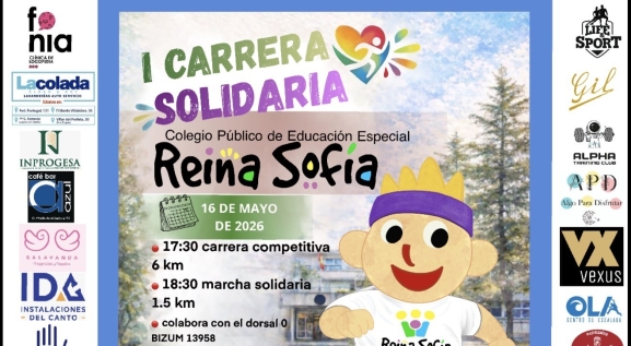 I Carrera Solidaria del colegio Reina Sofía en Salamanca