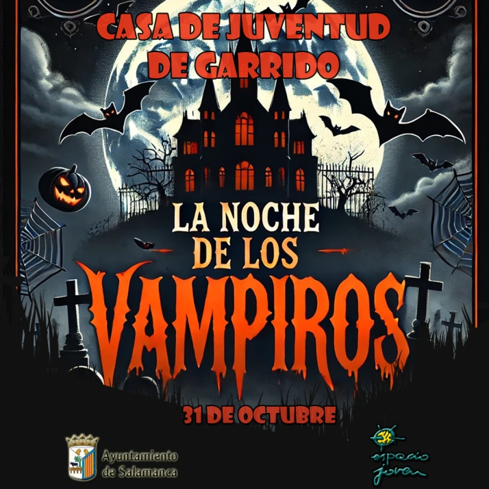 La Casa de Juventud de Garrido celebrar&aacute; Halloween con &lsquo;La noche de los vampiros&rsquo;   | Imagen 1