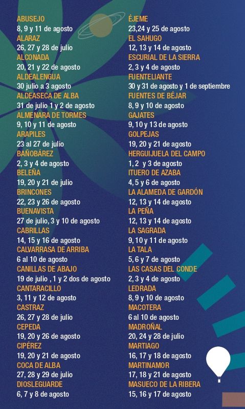 Fechas y pueblos que tendr&aacute;n espect&aacute;culos este verano con la programaci&oacute;n Noches de Cultura 2024 | Imagen 1