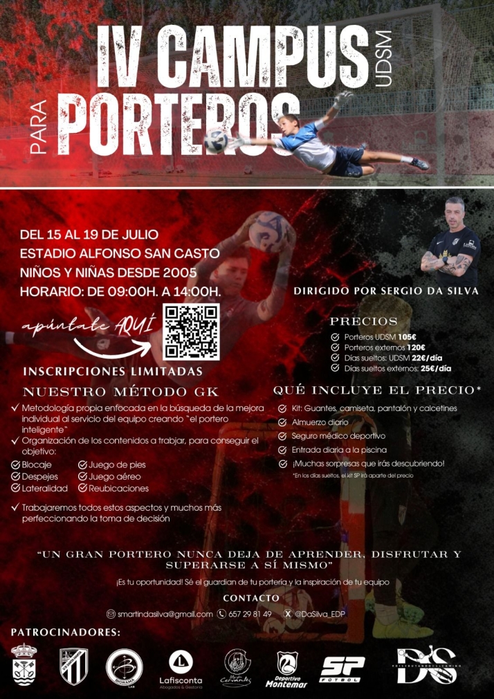 El IV Campus de Porteros del Santa Marta se celebrar&aacute; del 15 al 19 de julio | Imagen 1