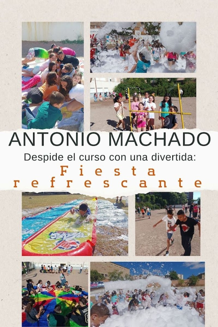 El Colegio Antonio Machado despide el curso escolar con una gran fiesta del agua y de la espuma | Imagen 1